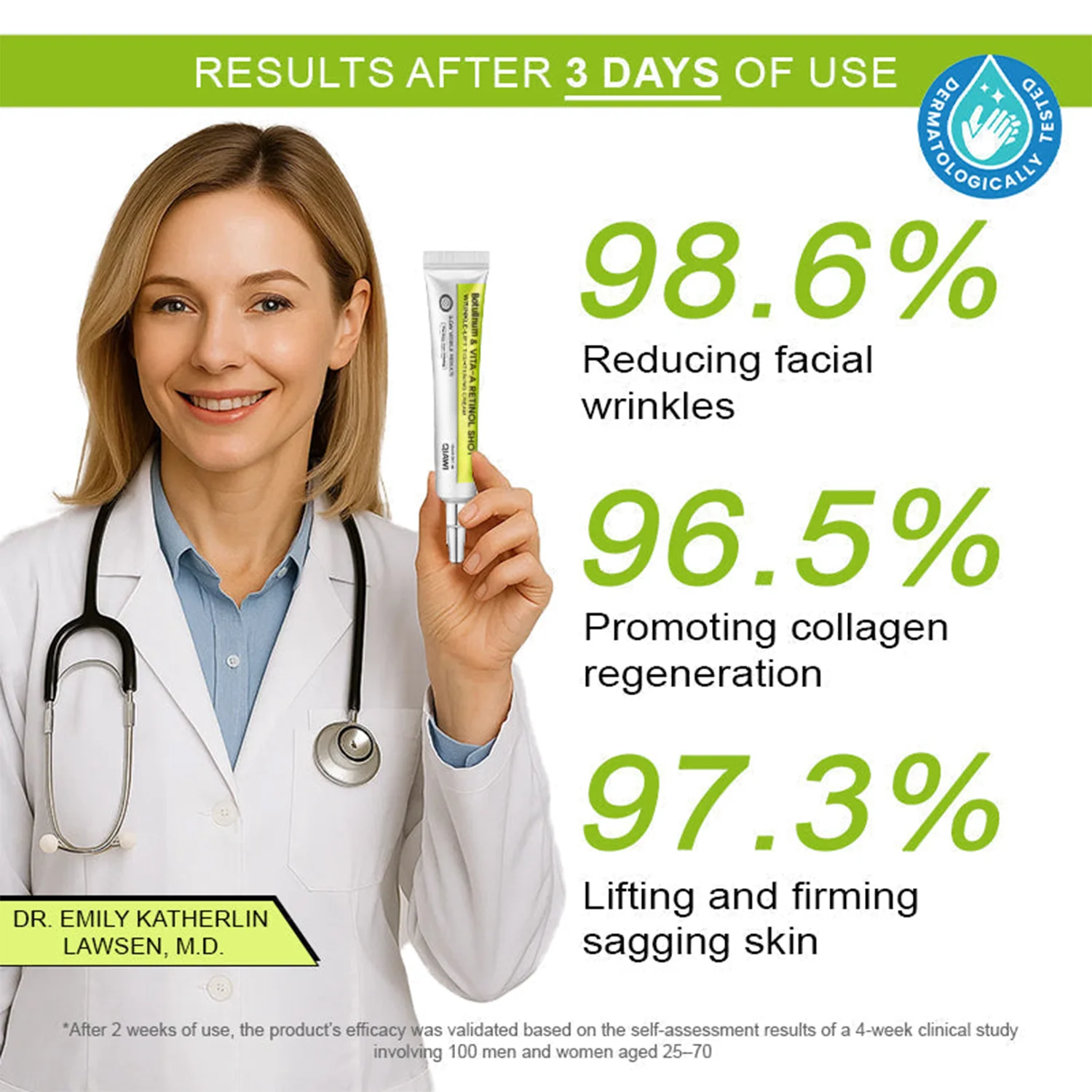 🔥Final 3 Hours: 70%OFF🔥 Botulinum & Vita-A Retinol Shot Wrinkle-Lift Tightening cream✨ - Image 4