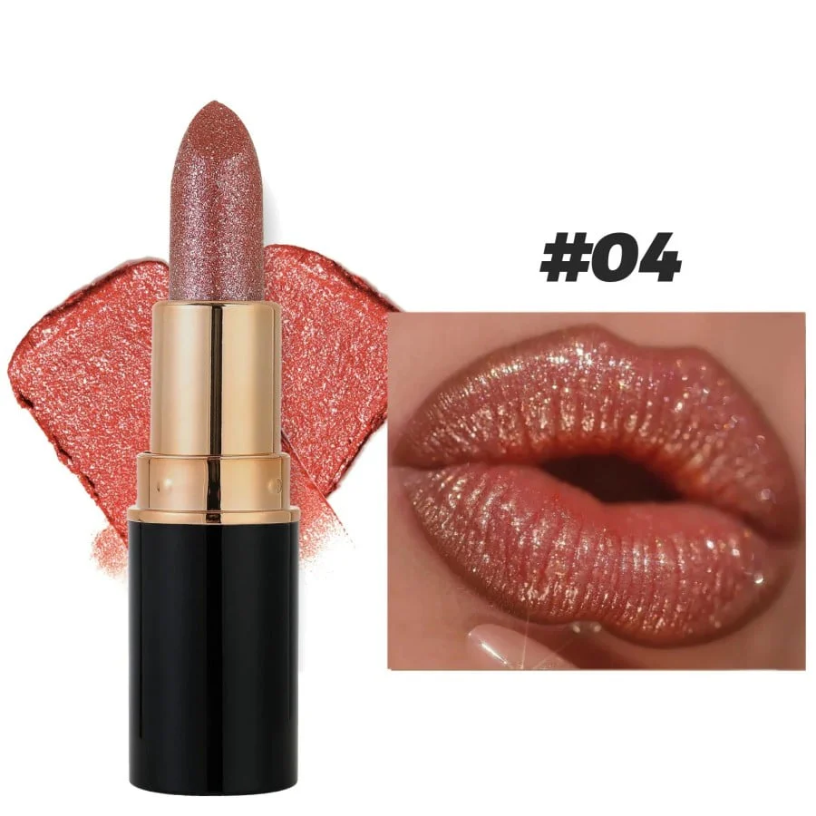 Diamond Lip Gloss Glitter Lipstick Waterproof - Image 8