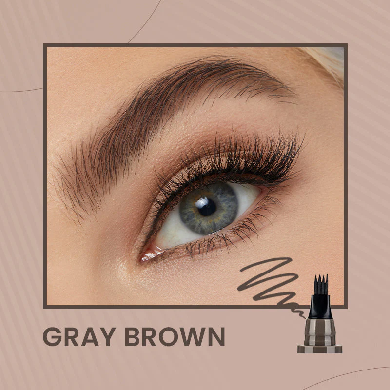 Waterproof Four-tip Beard and Eyebrow Pen - Image 12