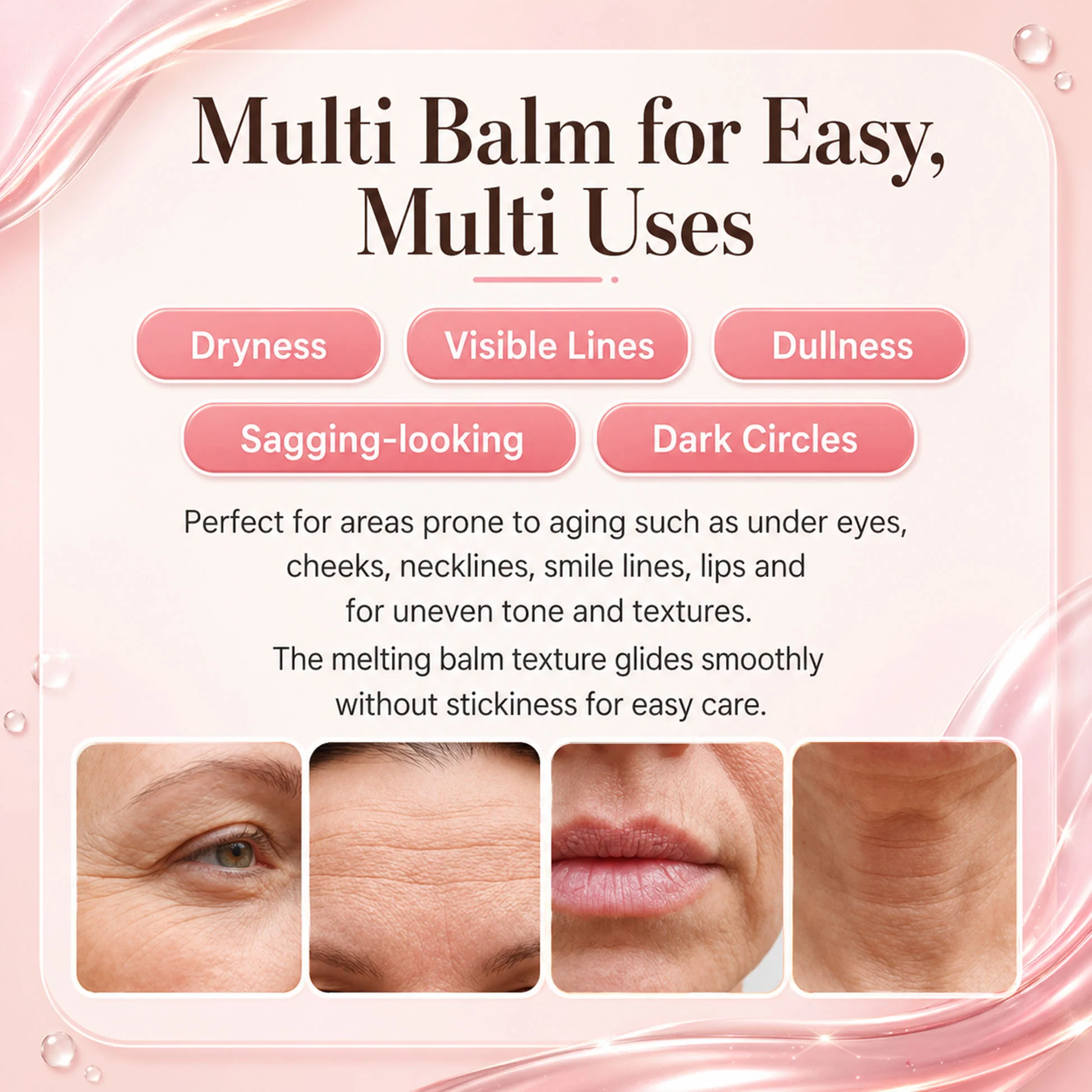 Pink Collagen Volume Multi Balm for Soft, Smooth Lips - Image 4