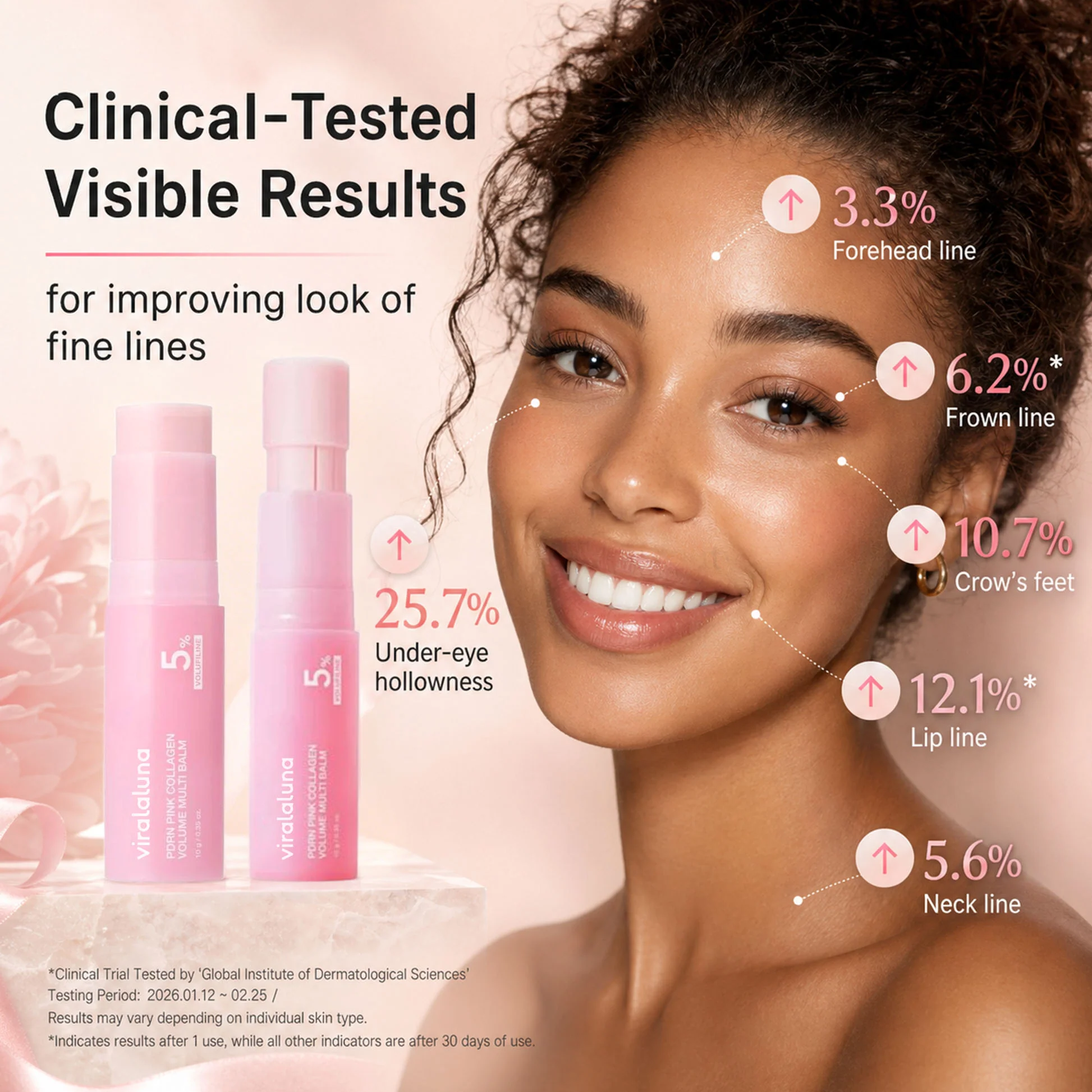 Pink Collagen Volume Multi Balm for Soft, Smooth Lips - Image 5