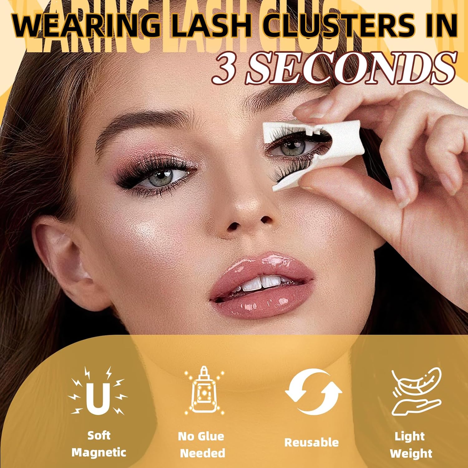 🔥Last Day 49% OFF💖- 🤩Reusable Premium Self-Adhesive Eyelashes | Easy, Quick, Safe! 💖 - Image 2