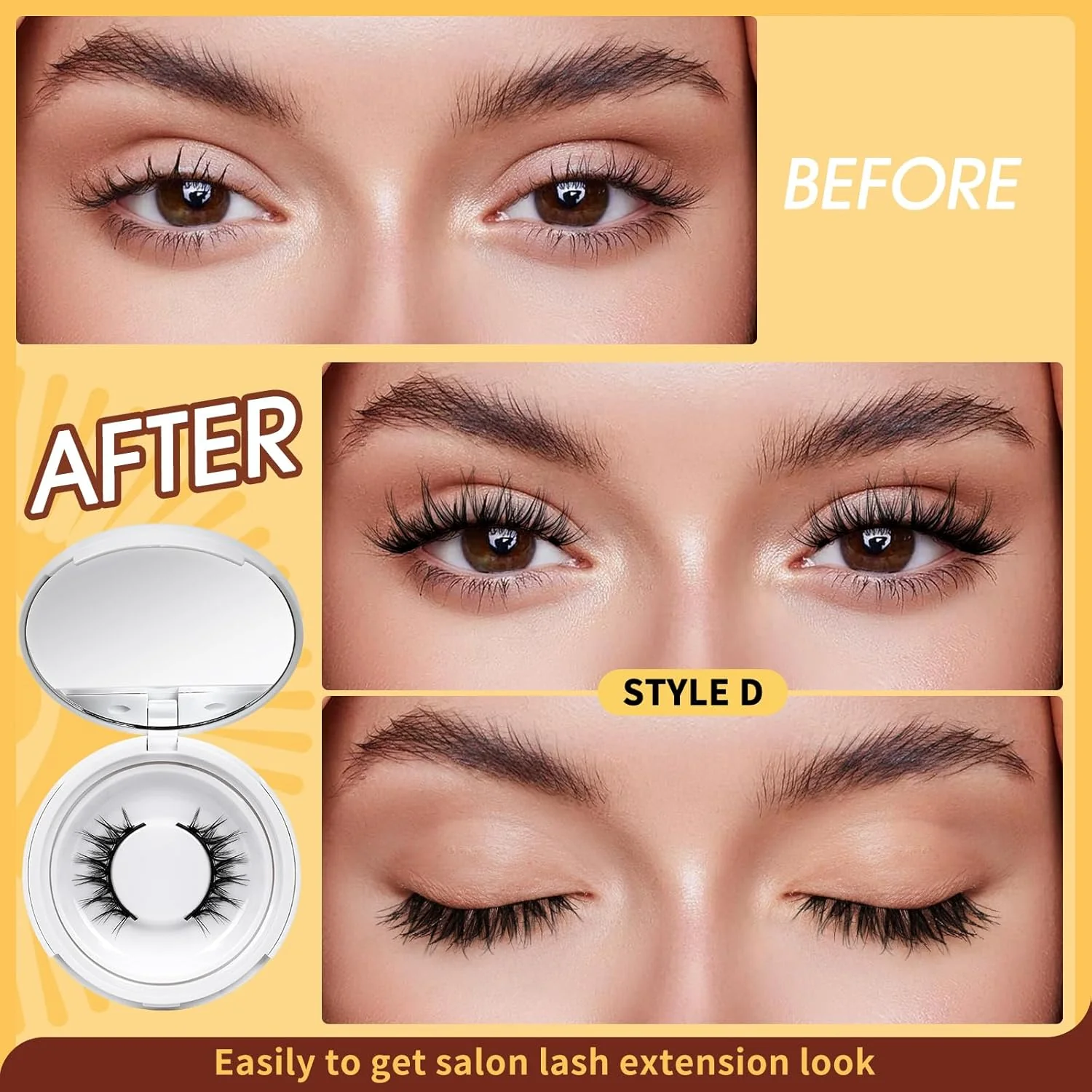 🔥Last Day 49% OFF💖- 🤩Reusable Premium Self-Adhesive Eyelashes | Easy, Quick, Safe! 💖 - Image 3