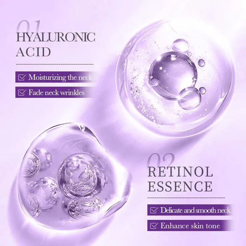 Roller Massage Neck Cream 🧴 Collagen & Hyaluronic Acid | Firms Neck, Reduces Wrinkles & Double Chin - Image 5