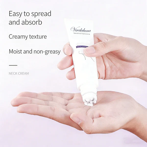 Roller Massage Neck Cream 🧴 Collagen & Hyaluronic Acid | Firms Neck, Reduces Wrinkles & Double Chin - Image 8