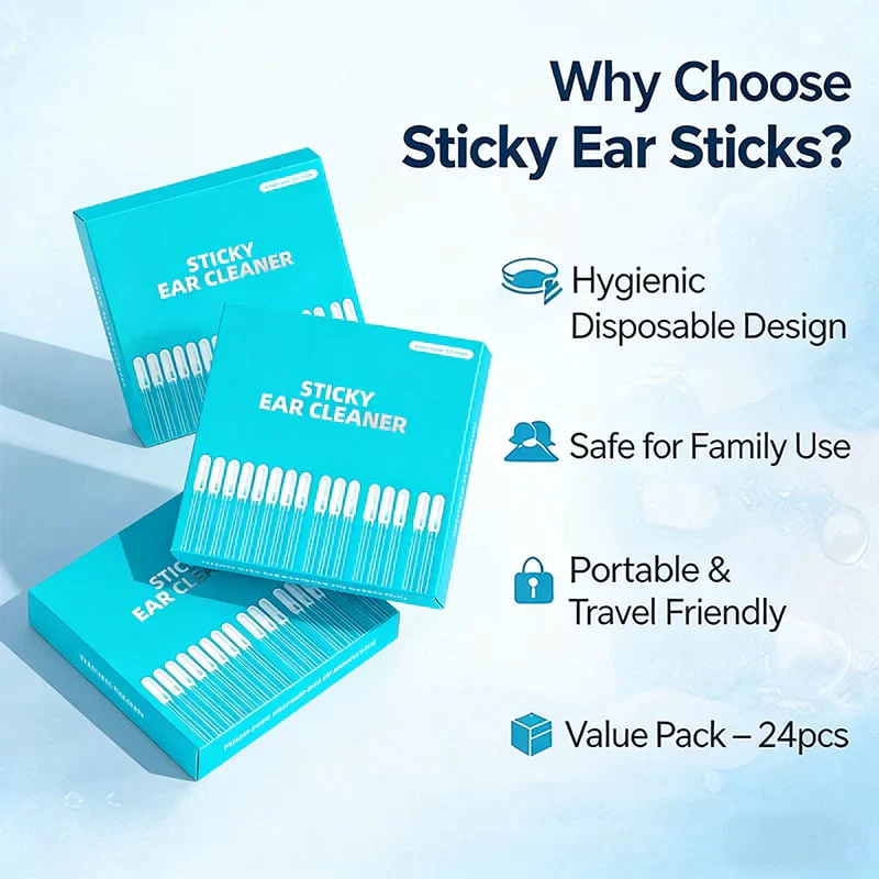 š„Last Day 49% OFF - Sticky Ear Cleaning Sticks ā Gentle, Visible Ear Care - Image 2
