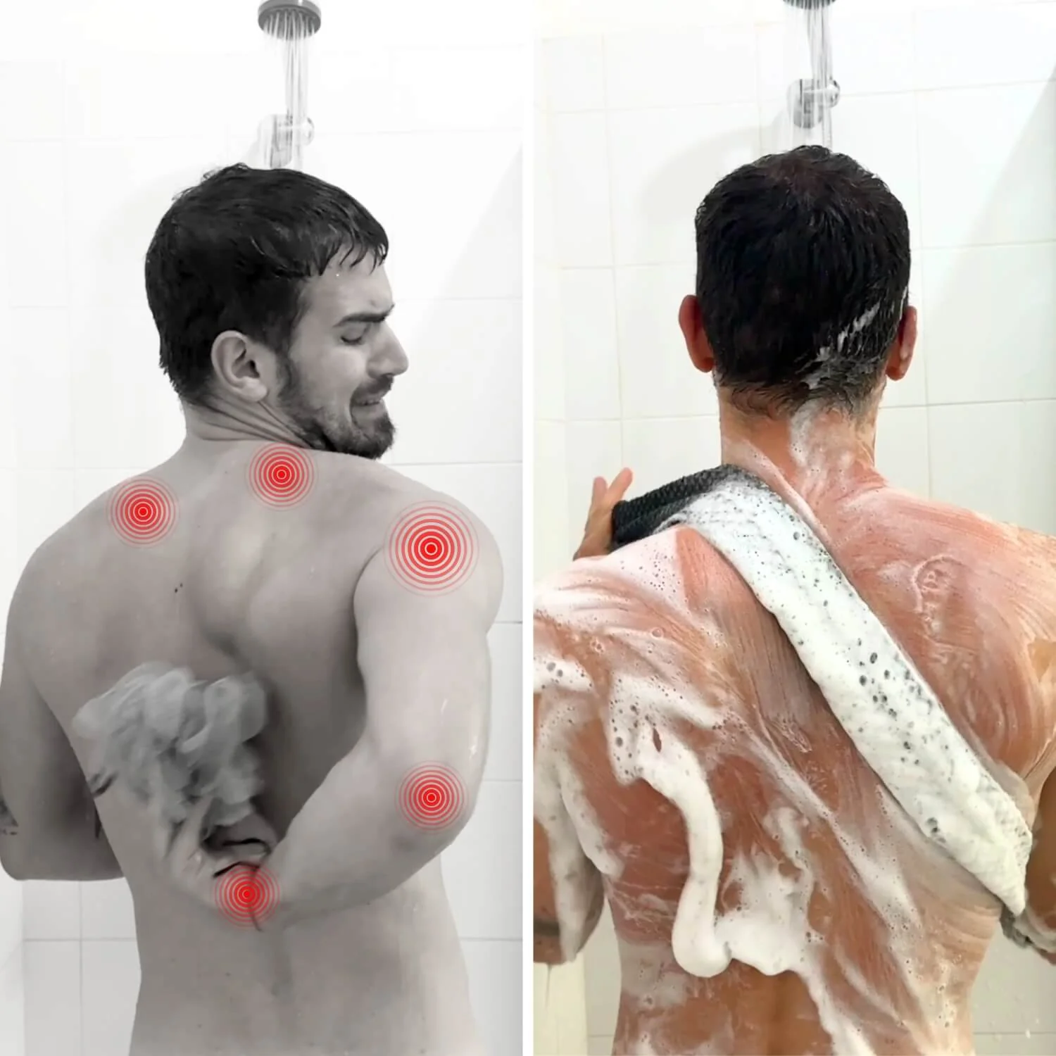 Viralaluna Exfoliating Antibacterial Shower Towel - Image 10