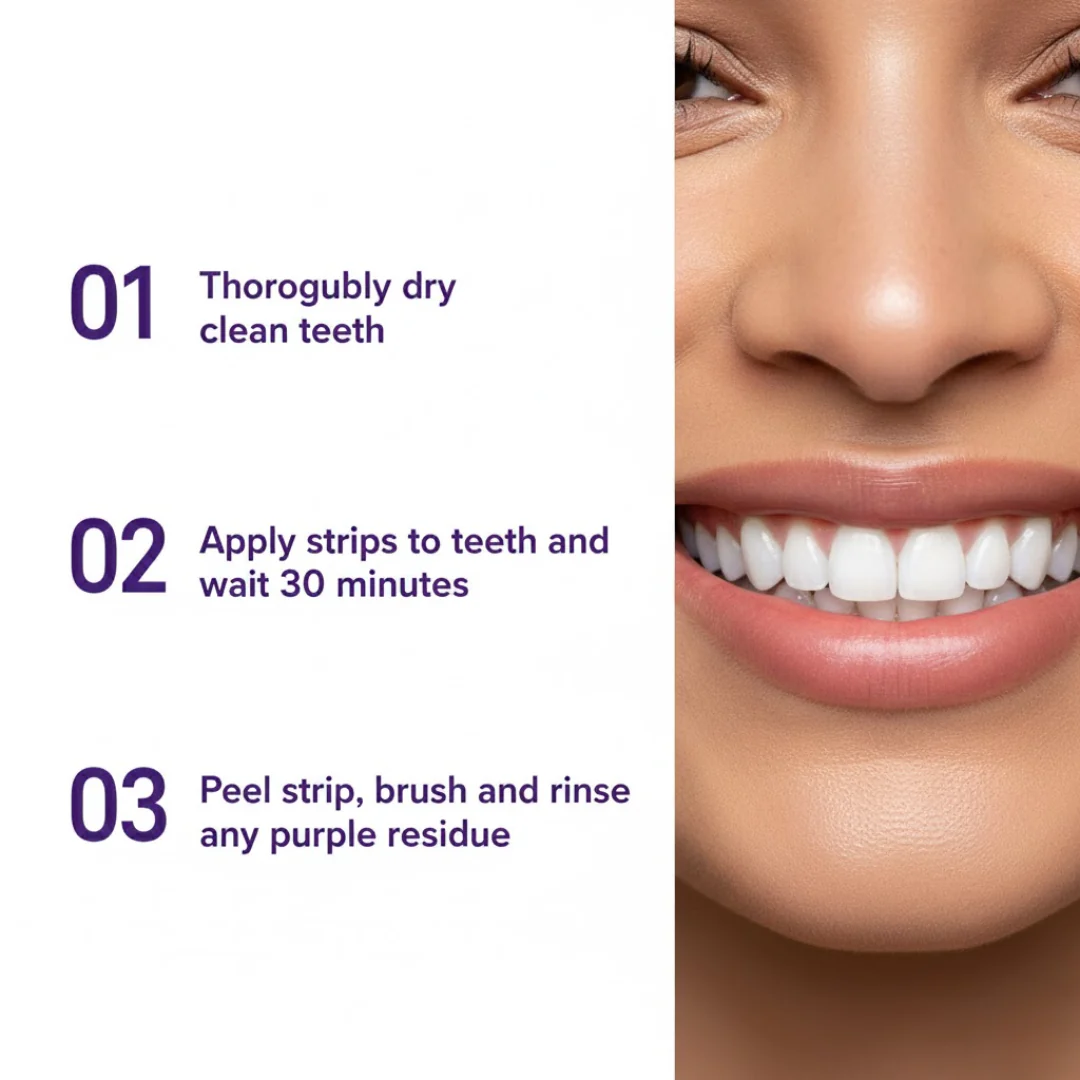 SmileV34™Whitening Strips: ‘’The Fast Track to a Stunning Smile!‘’ - Image 6