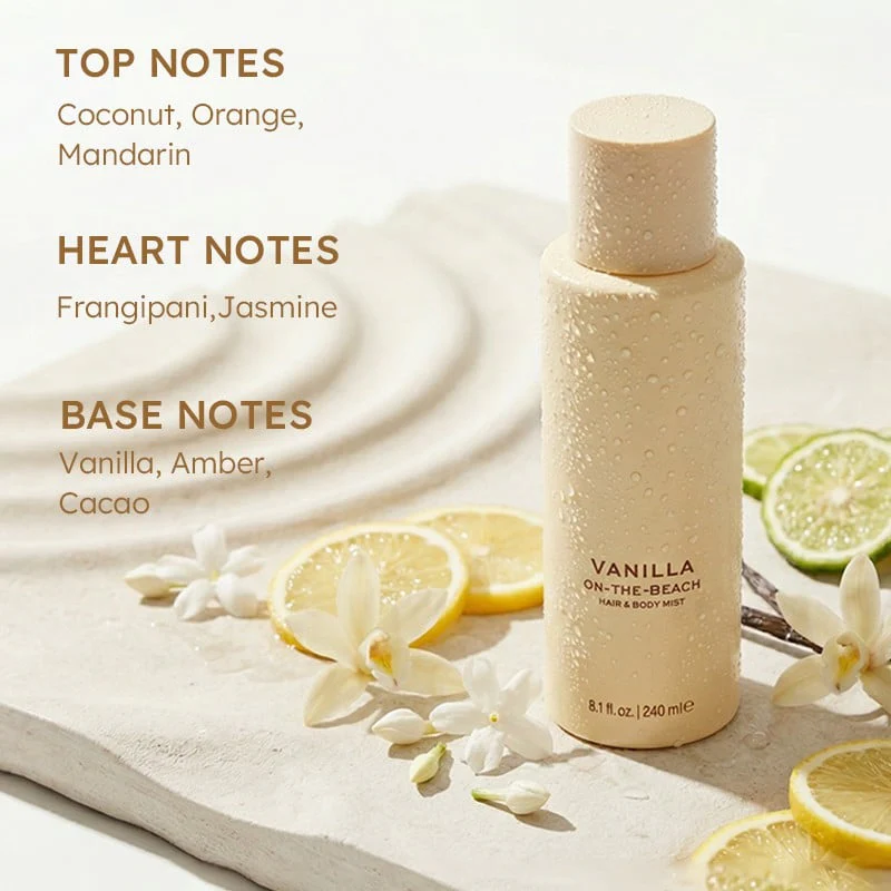 🎁💕 Vanilla on the Beach Hair & Body Mist for Women - Image 2