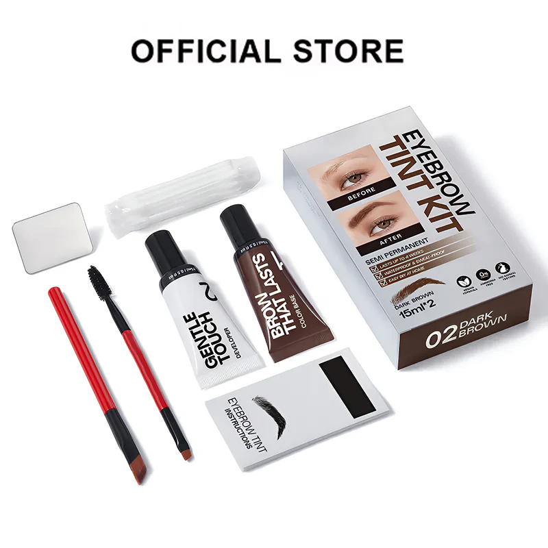 Long-Lasting Waterproof Eyebrow Tint Kit - Image 9
